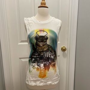 Kitty Muscle Tee